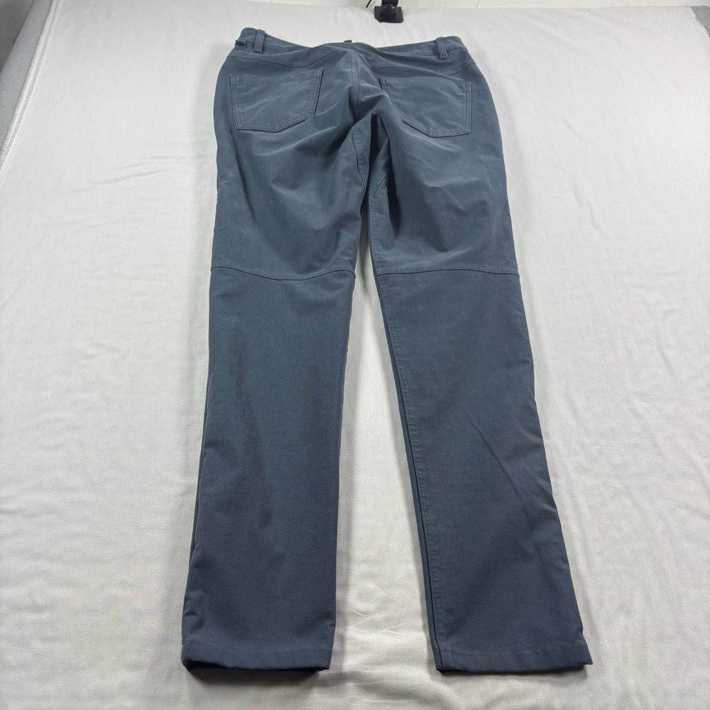 Lululemon ABC Pants Mens 30x31 Blue Slim Tapered Utilitech Casual Chino - Picture 8 of 9